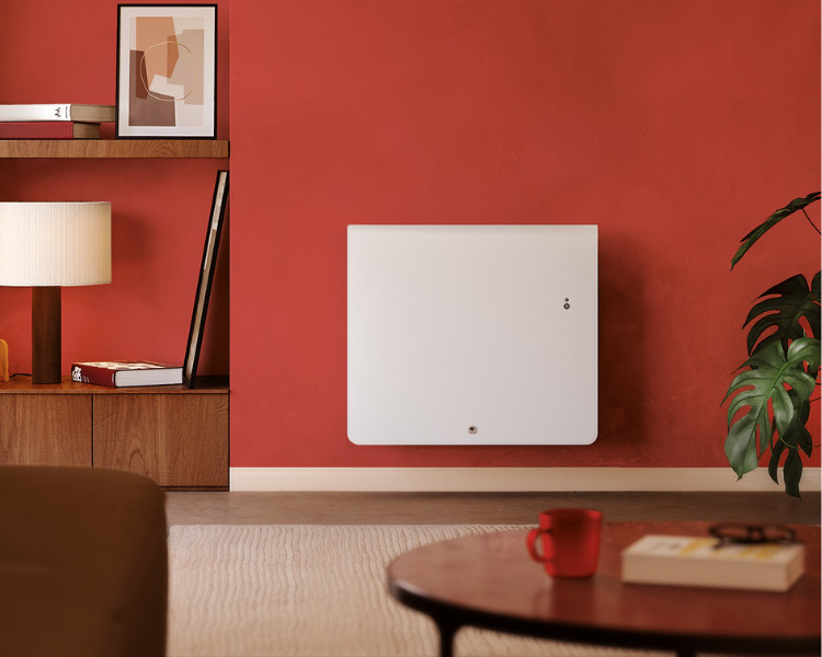 Radiateur à chaleur douce EQUATEUR 5 horizontal blanc mat 1000 W THERMOR 428388