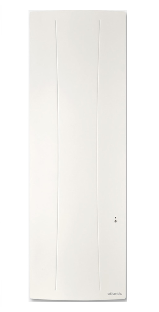 Radiateur chaleur 1000 W AGILIA vertical pilotage intelligent connecté blanc carat ATLANTIC 518416