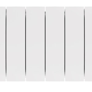 Radiateur chaleur douce BILBAO 4 1000 W bas blanc brillant THERMOR 494836
