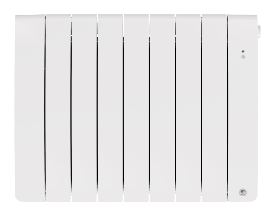 Radiateur chaleur douce BILBAO 4 2000W horizontal blanc brillant THERMOR 493826