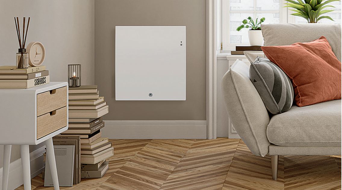 Radiateur électrique INGENIO 4 1000 W horizontal intelligent blanc mat THERMOR 479323