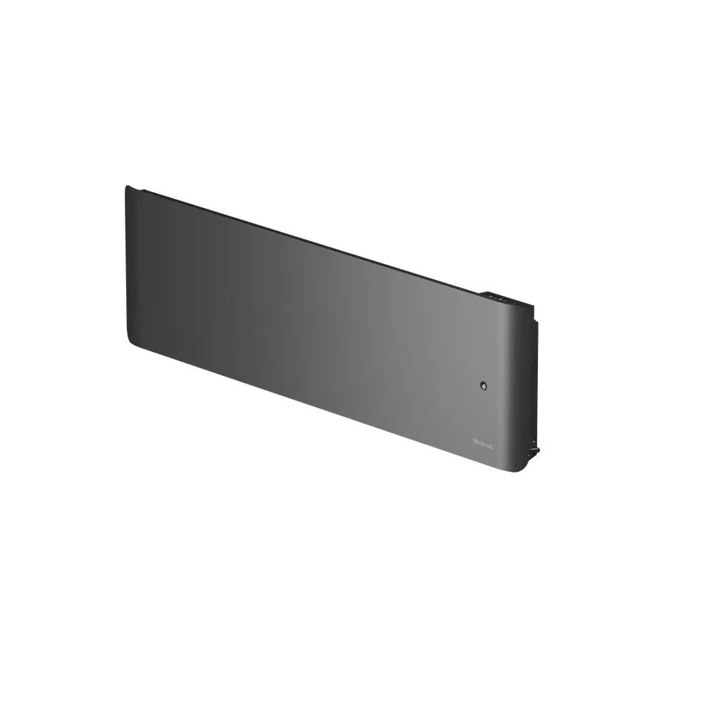 Radiateur plinthe 2en1 surfacique et fonte - EVOLUTION - gris - 1500W - 126,2x32,8x12,1 cm - programmable - détection fenêtre et