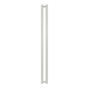 Radiateur à eau chaude mural - Kolona SP 35 blanc - 1200 x 105 mm - 2 tubes - 172 W - Fixations incluses