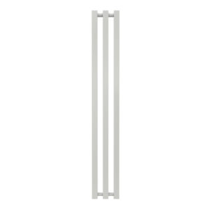 Radiateur à eau chaude mural - Kolona SP 35 blanc - 1200 x 175 mm - 3 tubes - 259 W - Fixations incluses