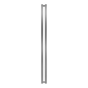 Radiateur eau chaude mural - KOLONA SP 35 INOX POLI - 1200 x 105 mm - 2 tubes - 127 W