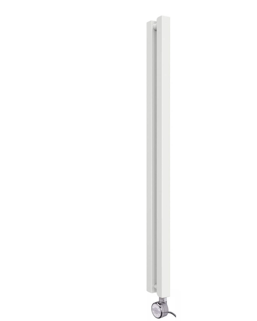 Radiateur électrique mural - KOLONA SP35 blanc - 1500 x 105 mm - 2 tubes - 215 W