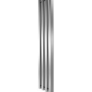 Radiateur électrique mural - KOLONA SP35 chrome - 1500 x 245 mm - 4 tubes - 322 W