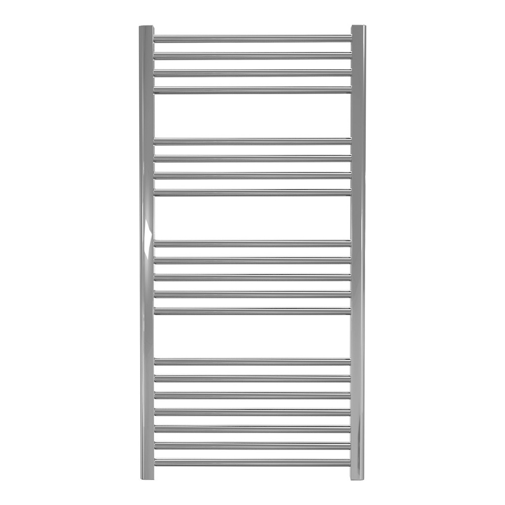 Sèche-serviette à eau chaude mural - Celsius chrome - 1200 x 600 mm - 20 tubes - 561 W