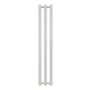 Sèche-serviette à eau chaude mural - Kolona SP 35 blanc - 1000 x 175 mm - 3 tubes - 217 W - Fixations incluses