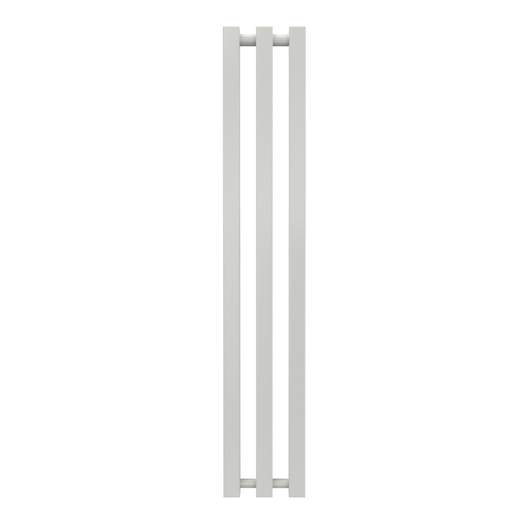 Sèche-serviette à eau chaude mural - Kolona SP 35 blanc - 1000 x 175 mm - 3 tubes - 217 W - Fixations incluses