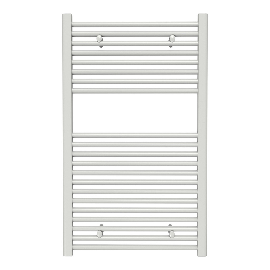 Sèche serviette eau chaude mural - SCALA N Blanc - 800 x 600 mm - 18 tubes - 440 W