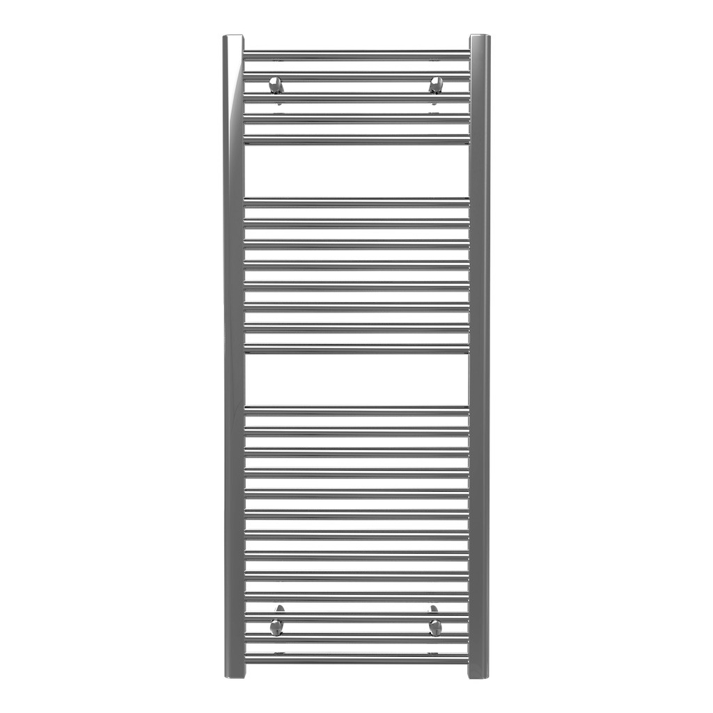 Sèche-serviette eau chaude mural - SCALA N CHROME - 1200 x 500 mm - 26 tubes - 546 W