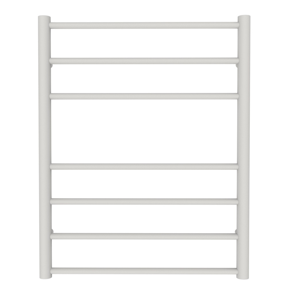 Sèche-serviette eau chaude mural - SUNIT BLANC - 743 x 600 mm - 7 tubes - 187 W