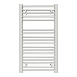 Sèche-serviette eau chaude mural vertical - SCALA N BLANC - 800 x 450 mm - 18 tubes - 342 W