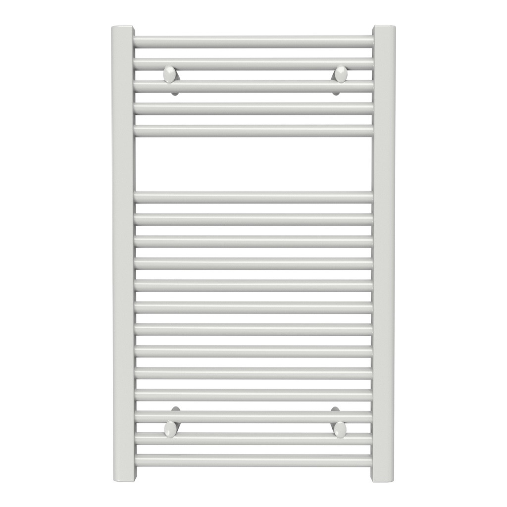 Sèche-serviette eau chaude mural vertical - SCALA N BLANC - 800 x 500 mm - 18 tubes - 381 W