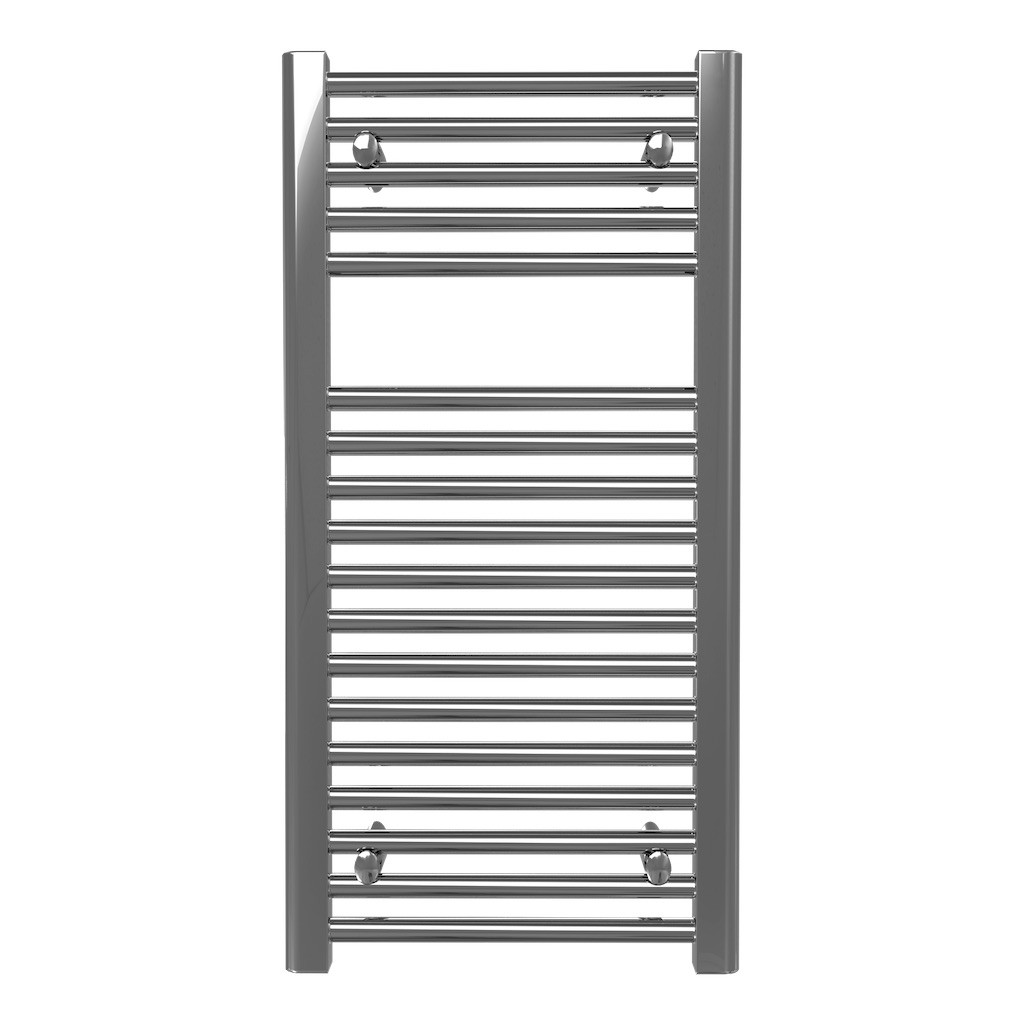 Sèche-serviette eau chaude mural vertical - SCALA N CHROME - 800 x 400 mm - 18 tubes - 316 W