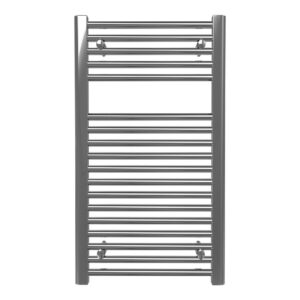 Sèche-serviette eau chaude mural vertical - SCALA N CHROME - 800 x 450 mm - 18 tubes - 342 W