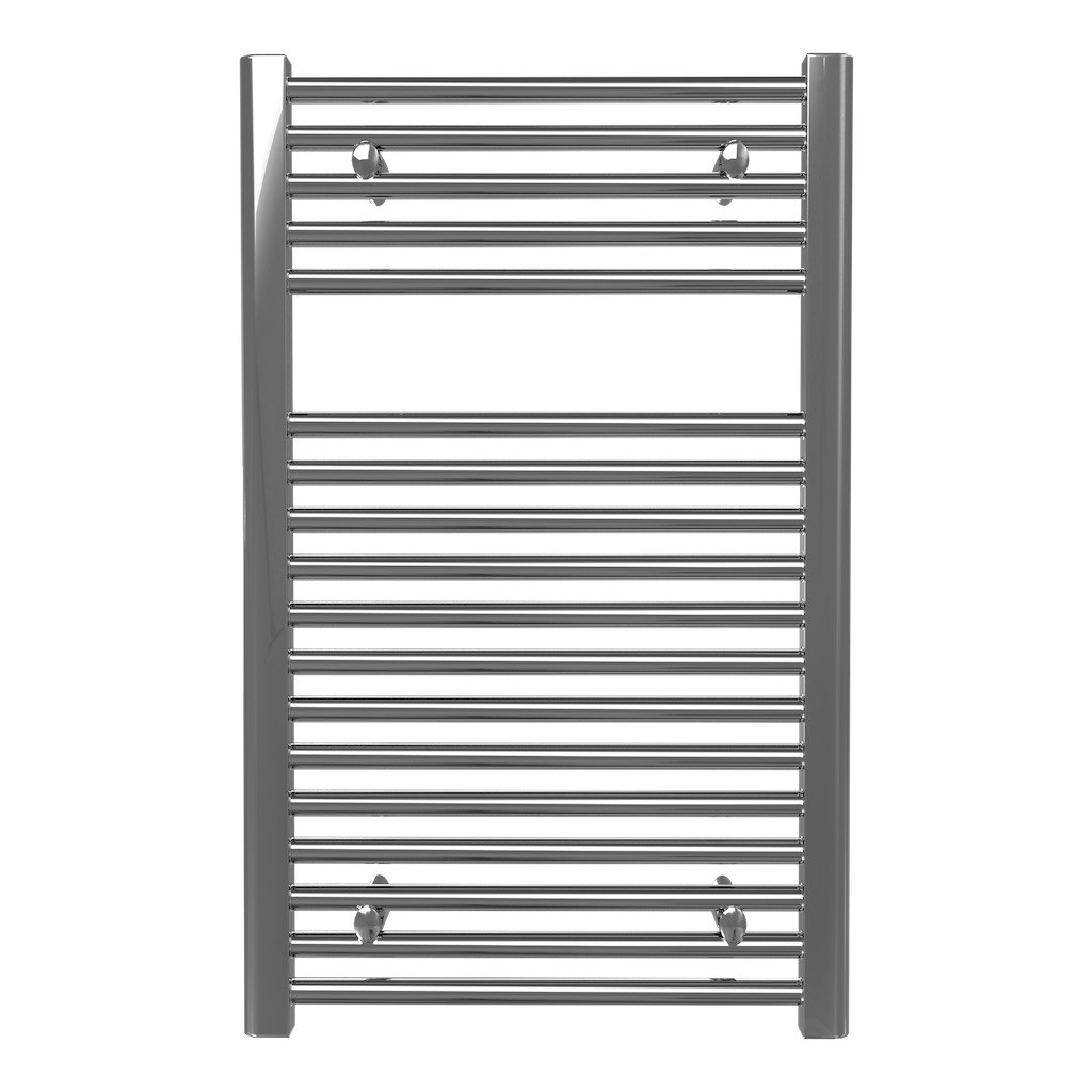 Sèche-serviette eau chaude mural vertical - SCALA N CHROME - 800 x 500 mm - 18 tubes - 381 W