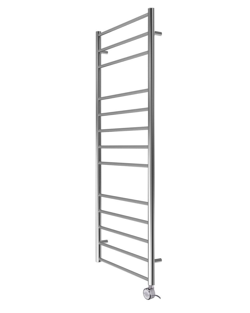 Sèche-serviettes électrique mural - SUNIT chrome - 1443 x 600 mm - 13 tubes - 300 W