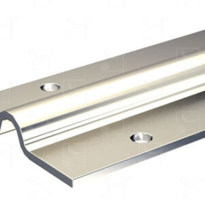 Rail à visser en acier galvanisé diamètre 16 mm longueur 3 m largeur 60 mm MANTION 20016RV/3