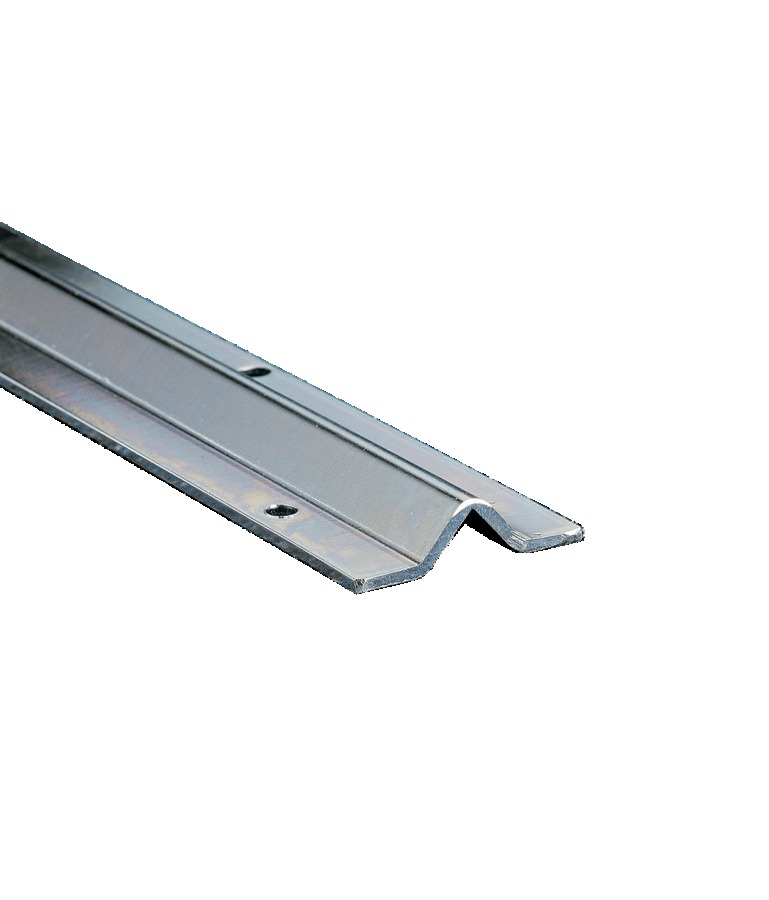 Rail à visser en V pour portails roulants longueur 3 m largeur 65 mm MANTION 20021VV/3