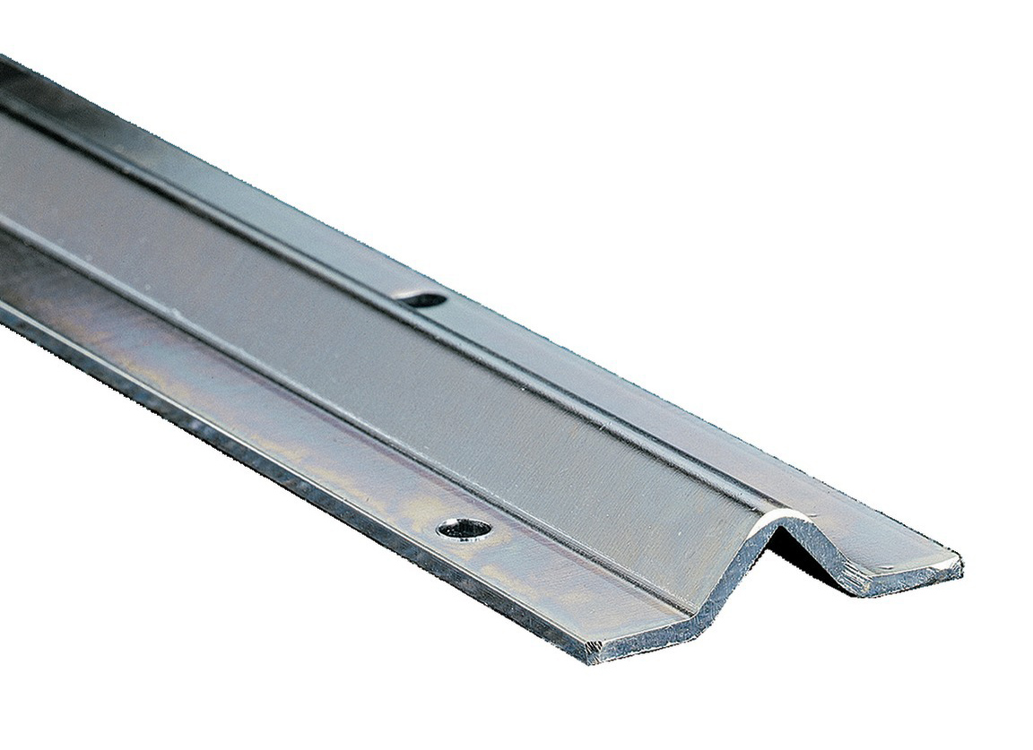 Rail à visser pour galet gorge en V L 3 m largeur 55 mm COMUNELLO 293