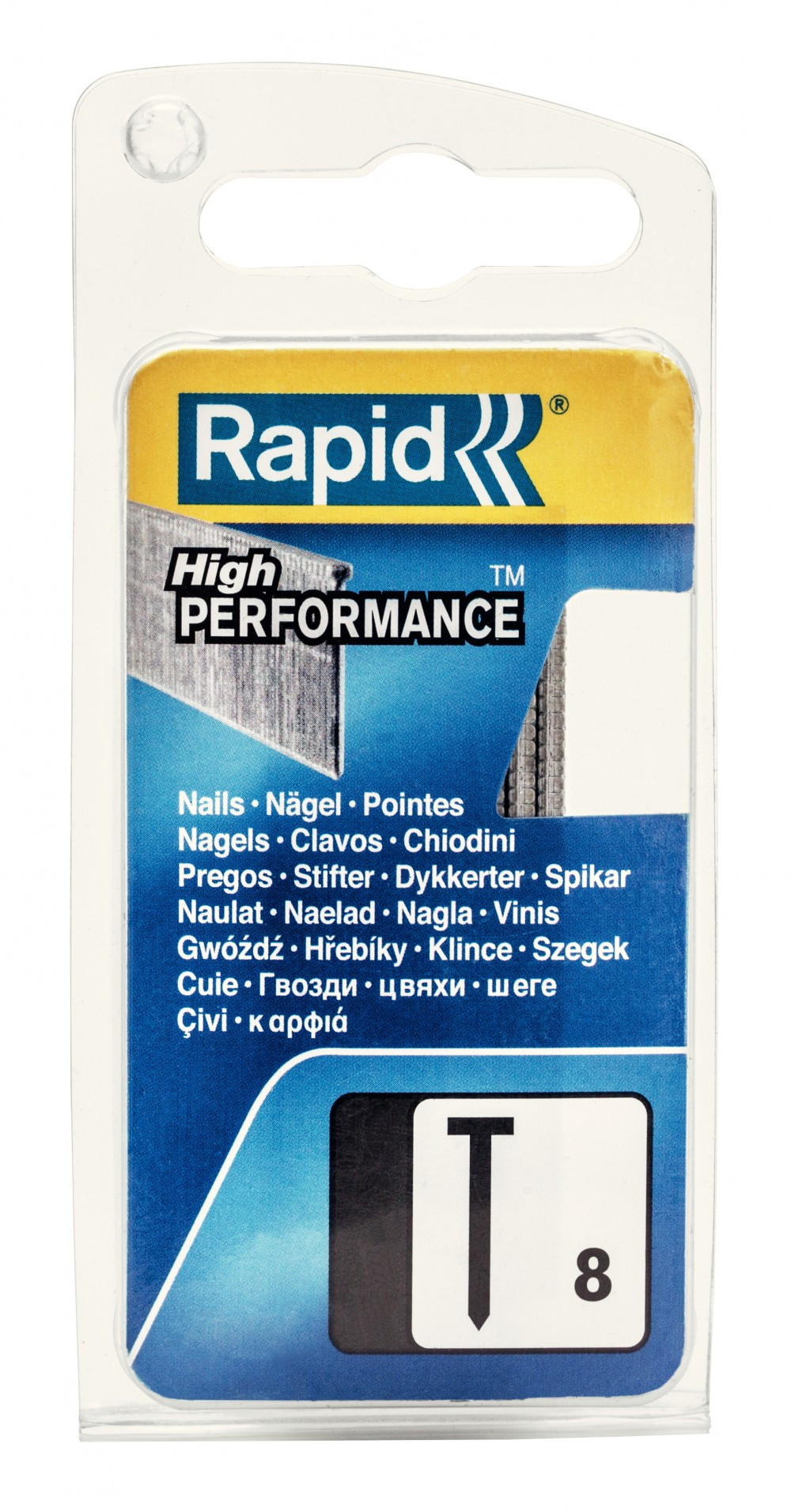 Lot de 1000 pointes de finition RAPID N° 8 / 25 mm