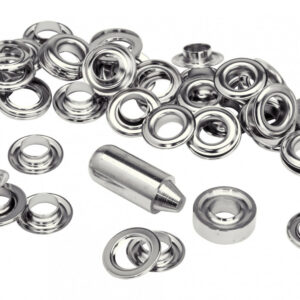 Lot de 25 oeillets acier Diam.10 RAPID