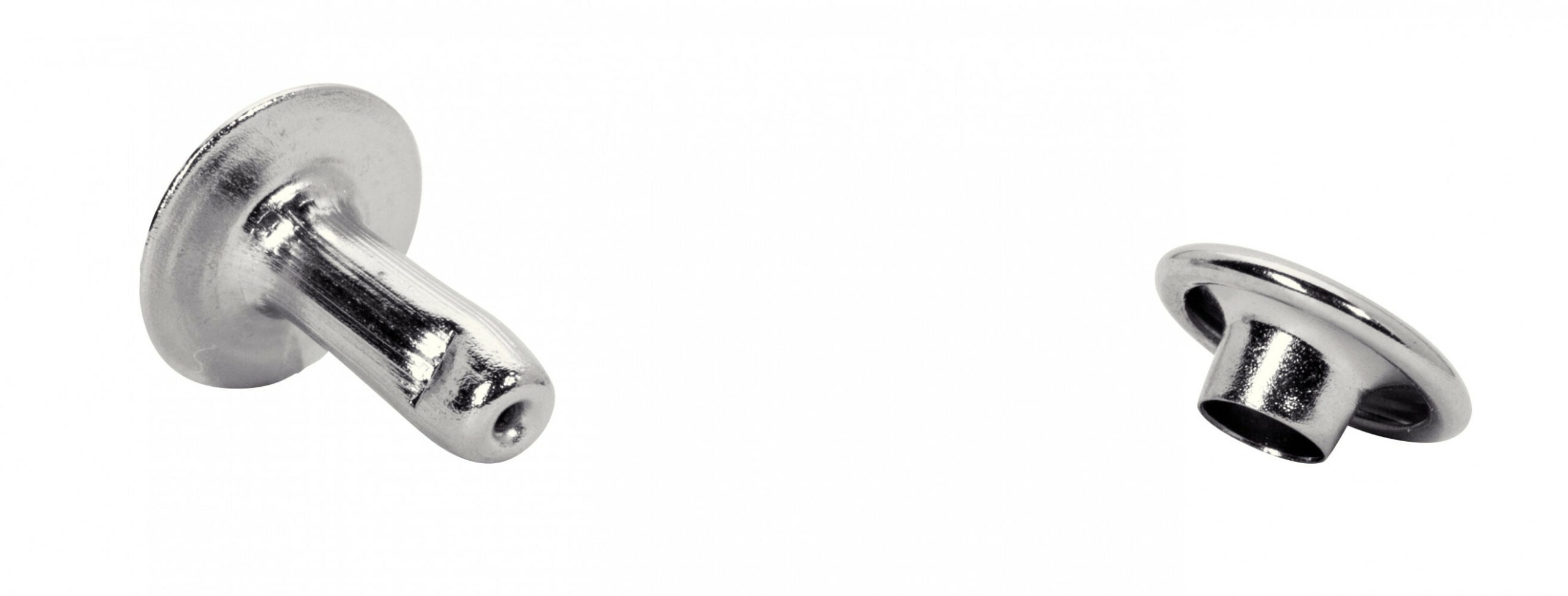 Lot de 25 rivets acier Diam.3 x H.8 mm