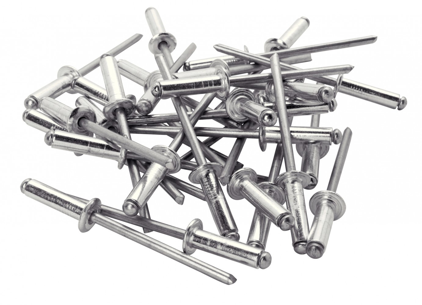 Lot de 50 rivets aluminium Diam.3.2 x H.8 mm RAPID