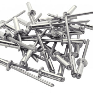 Lot de 50 rivets aluminium Diam.4.8 x H.14 mm RAPID