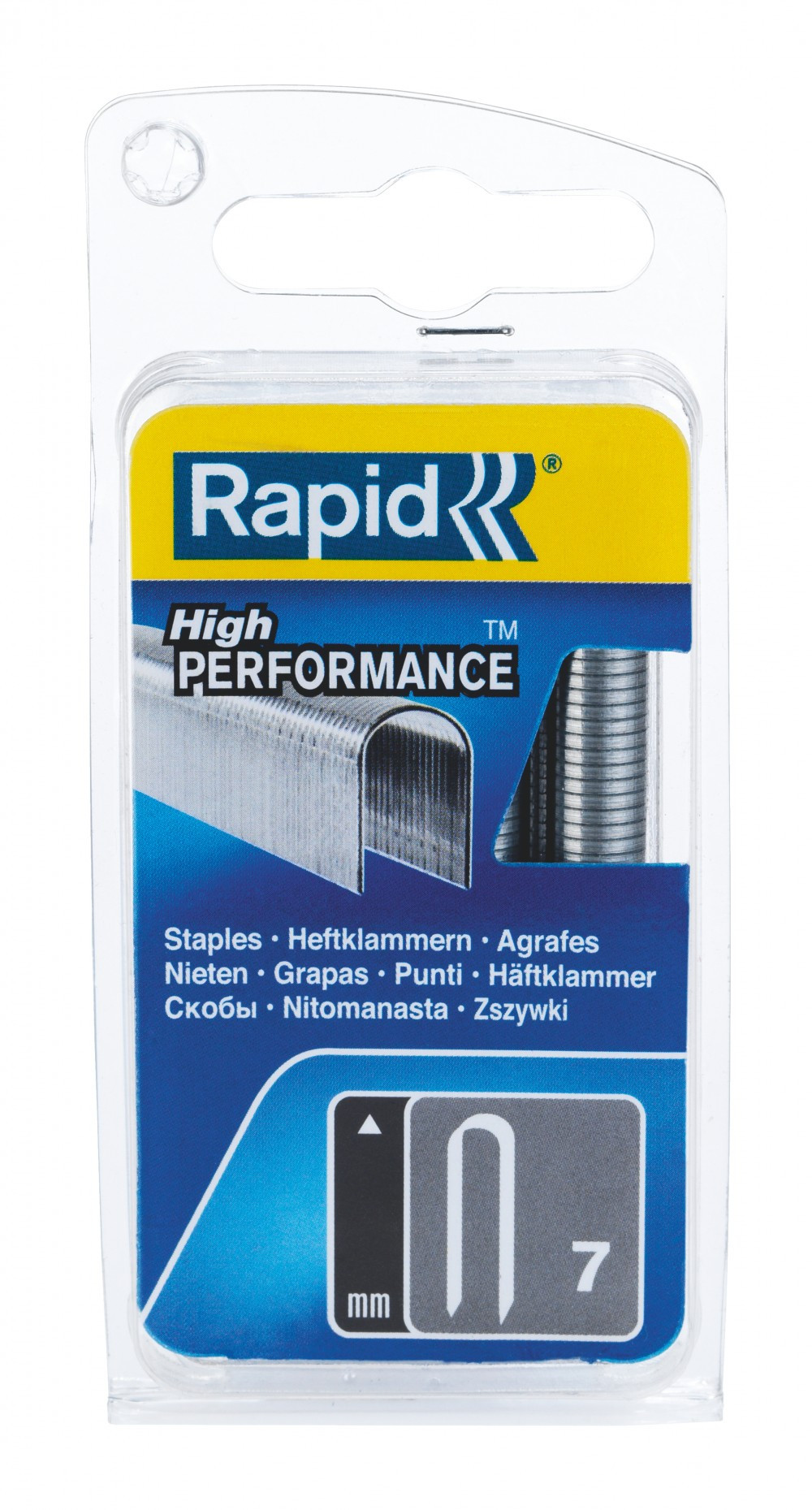 Lot de 960 cavaliers fil plat RAPID 7, 14 mm