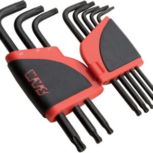 Râtelier de 8 clés mâles longues Torx à tête sphérique 9 à 40 SAM OUTILLAGE 66-R8AL