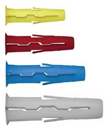 Boîte de 200 chevilles rouges Ø 6 x 28 mm