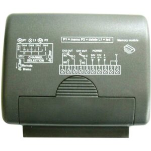 Récepteur 2 canaux 12/24 VAC 300 codes CARDIN RQM449200