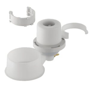 Récepteur pneumatique blanc GEBERIT 240.004.00.1
