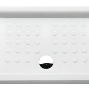 Receveur à poser POLO carré 100x80x8 cm rectangulaire blanc ROCA WMT1CA11Z000001