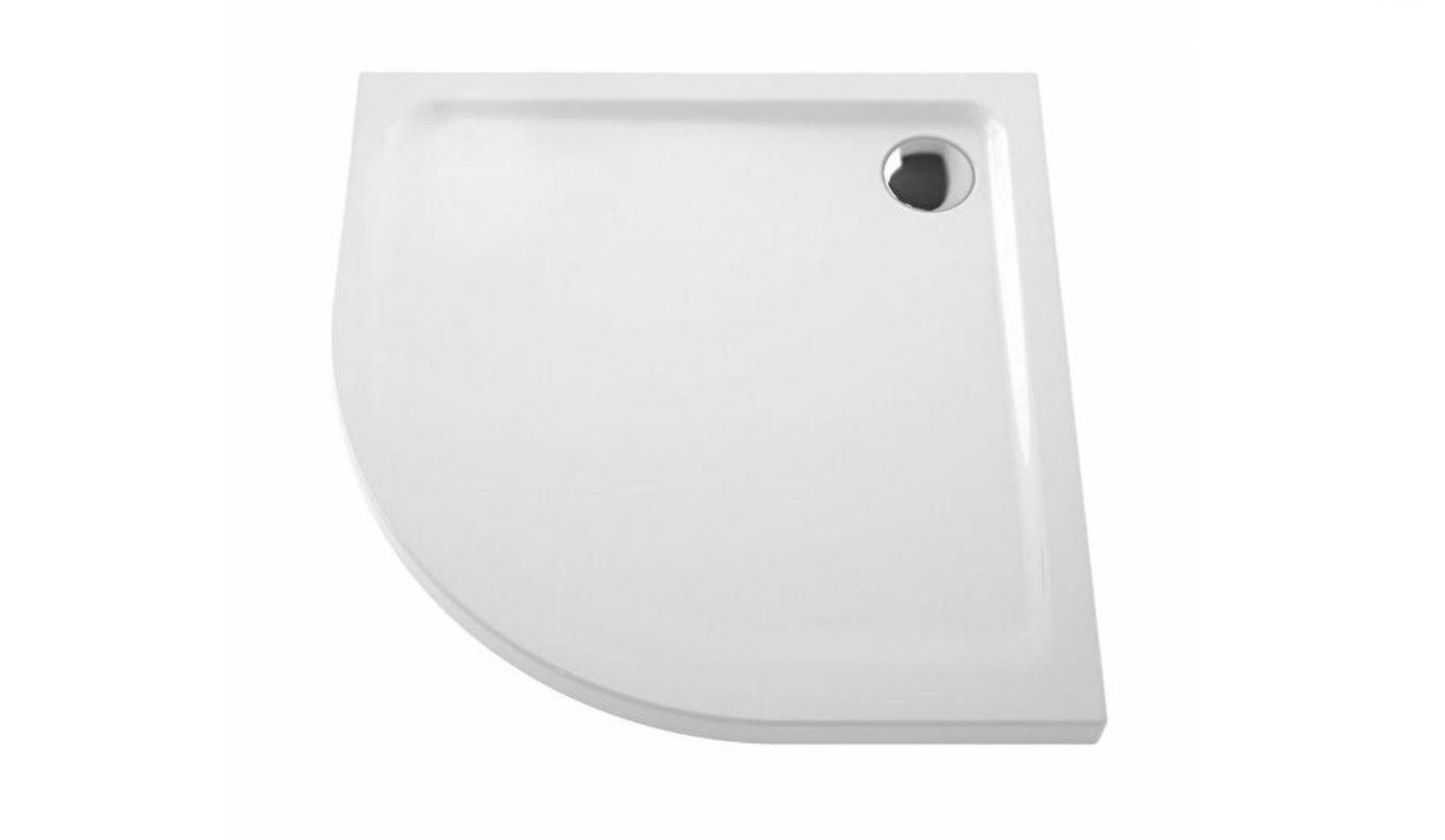 Receveur d'angle ARKITEKT 1/4 rond 90 x 90 cm extra plat VITRA 5807L003M0578