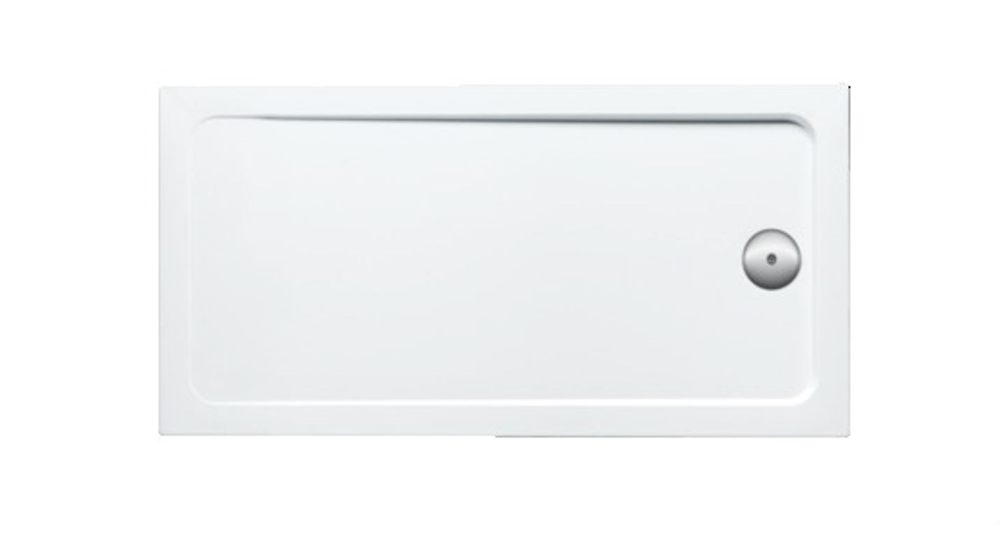 Receveur de douche FLIGHT 100 x 70 x 4 cm rectangle blanc JACOB DELAFON E62484-00