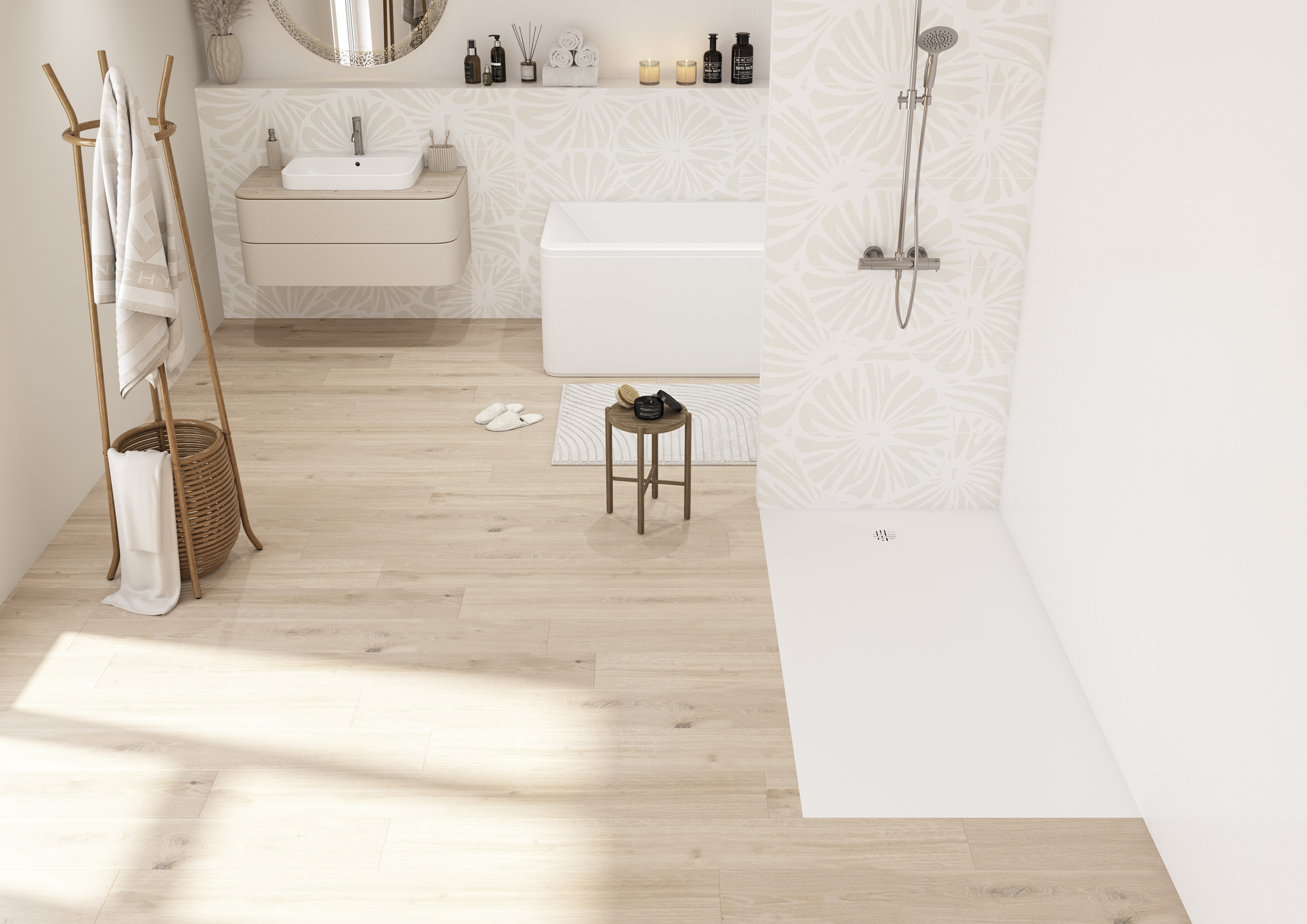 Receveur de douche KINESURF NOVA 3,5 cm 160 x 70 PN24 KINEDO RD1244AD