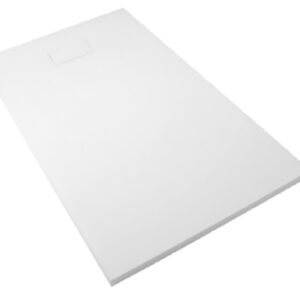 Receveur ONYX blanc 1000 x 800 mm avec bonde AKW 12823WH-CH