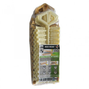assortiment de 200 chevilles à expansion grapex RED HEAD, Diam.6 x L.25 mm