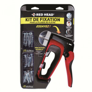 kit chevilles à expansion RED HEAD, Diam.8 x L.38 mm