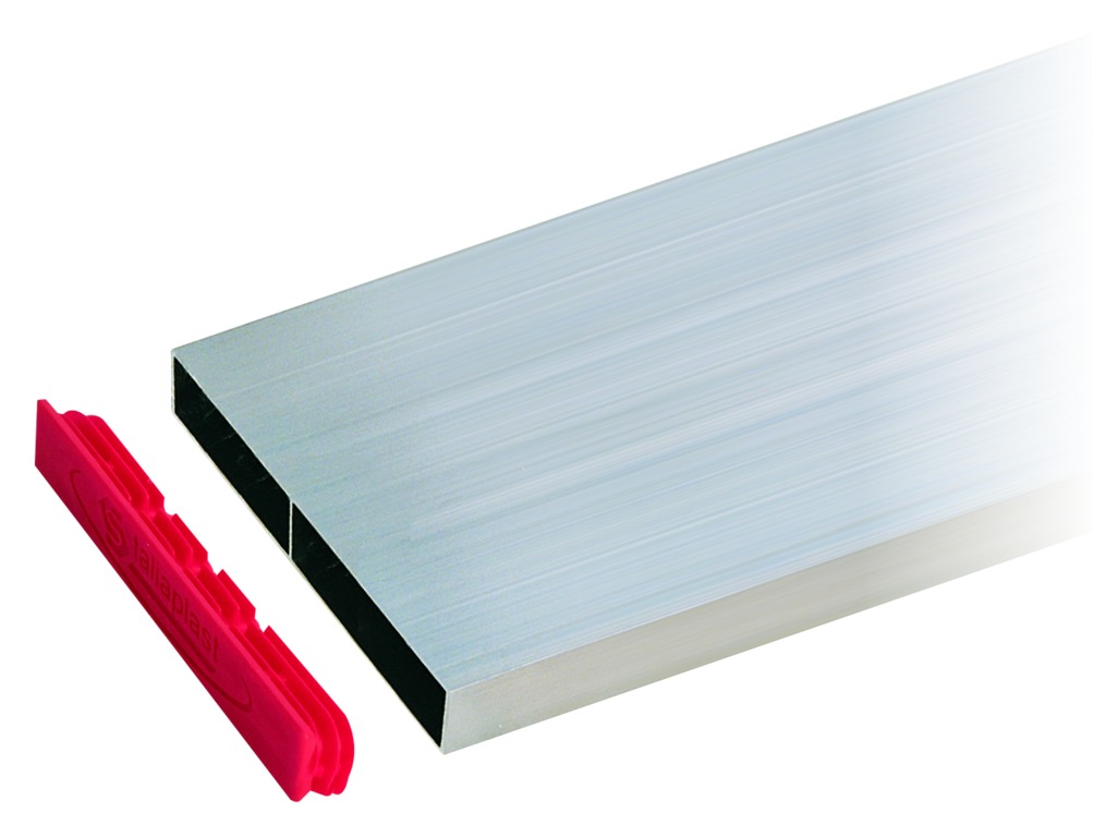 Règle alu rectangulaire 1 voile 2 alvéoles 3 m TALIAPLAST 380105