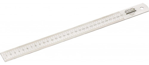 Réglet semi-rigide 300 mm en acier SAM OUTILLAGE 781-3R