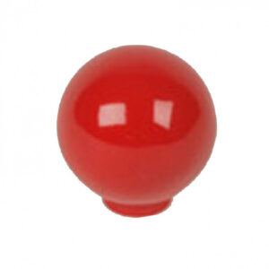 Bouton de meuble Boule rouge abs H.29 x l.28 x P.28 mm