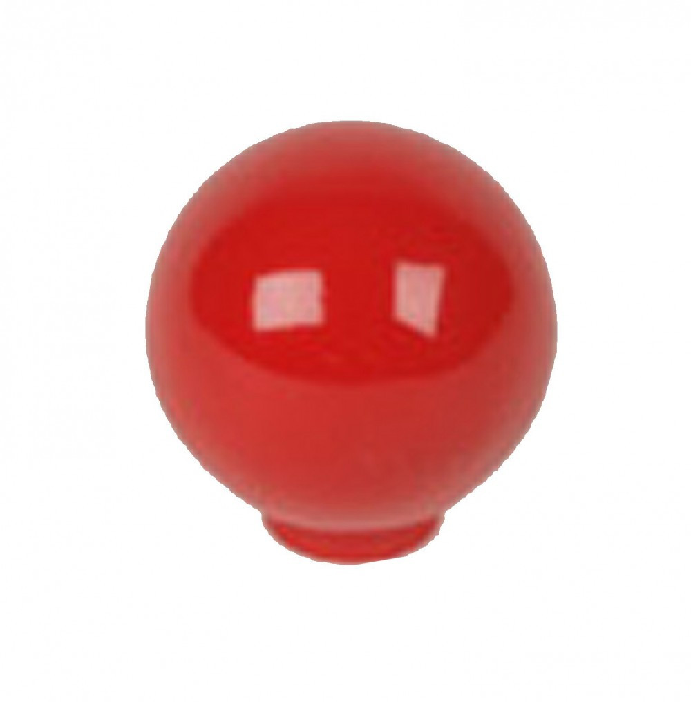 Bouton de meuble Boule rouge abs H.29 x l.28 x P.28 mm