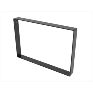Equerre Style industriel en acier mat noir, H.31.1 x P.21 x Ep. 0,3 cm