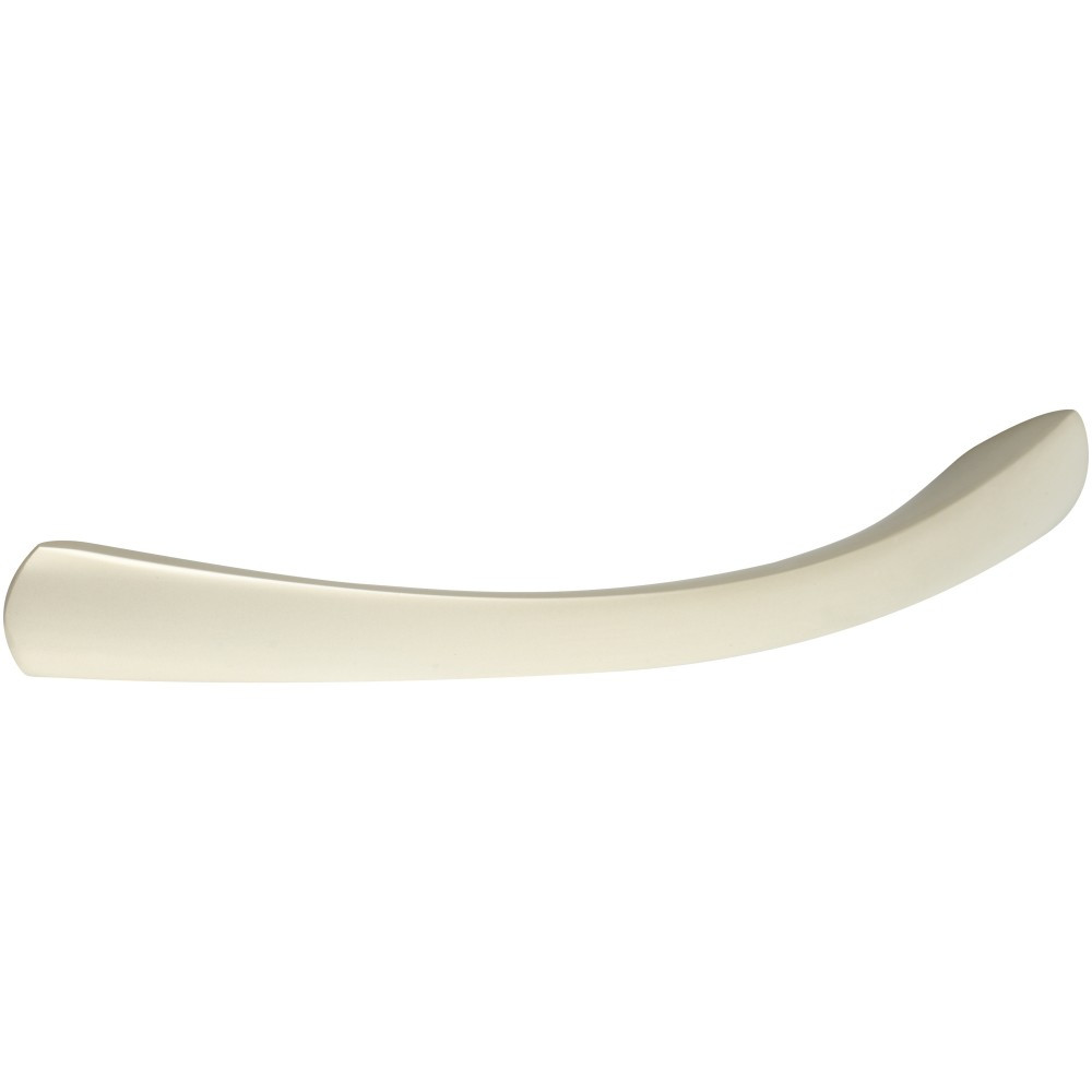 Poignée de meuble aluminium satiné, entraxe 128 mm