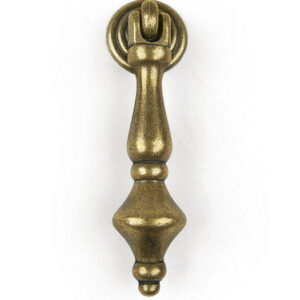 Poignée de meuble zamak laitonné 65x15mm